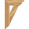 Ekena Millwork Traditional Traditional Rough Sawn Bracket w/ Offset Brace, Western Red Cedar, 6"W x 16"D x 24"H BKT0604X16X24TRA01RWR - alternate 4